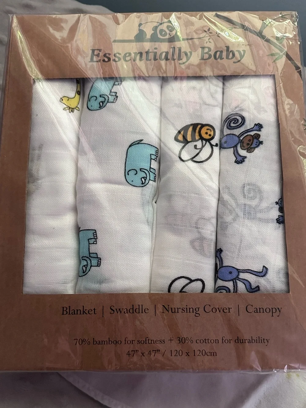 Baby Swaddle Nursing Cover Pack of 4